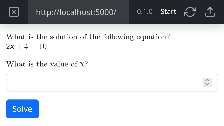 add input fields exercise in preview mode